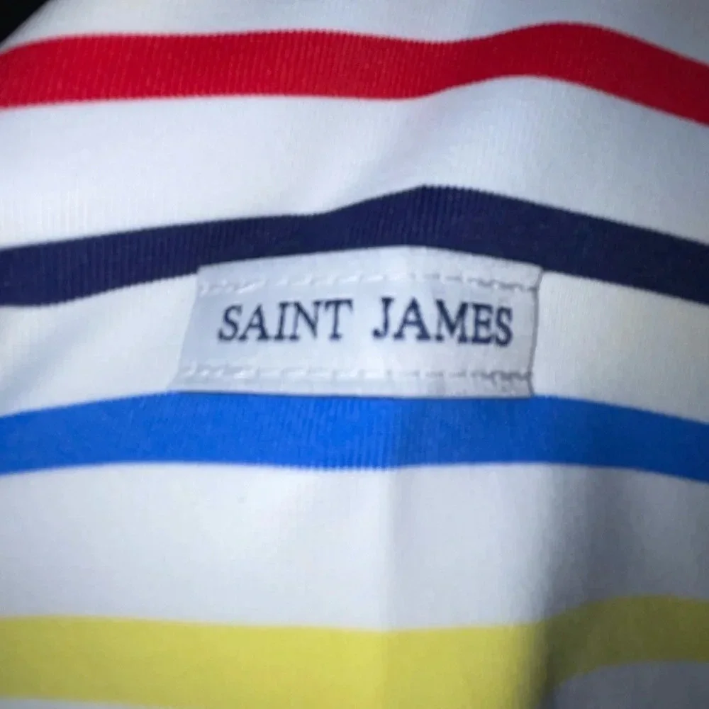 Saint James Breton GARDE-COTE 3/4 Sleeve Size 4 US Multicolor Anti-UV Preppy - Picture 4 of 8